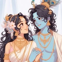 Radha Krishna Aesthetic Images