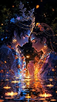 Radha Krishna Aesthetic Images