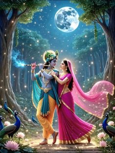 Radha Krishna Aesthetic Images