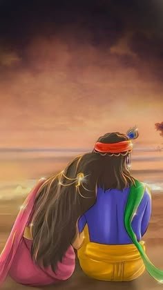 Radha Krishna Aesthetic Images