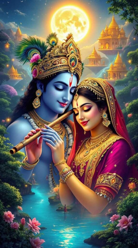 Romantic Radha Krishna Images