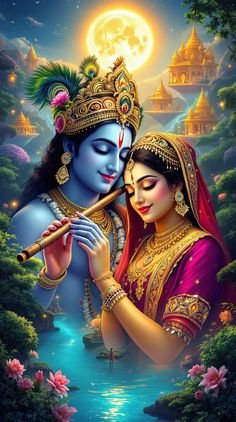 Romantic Radha Krishna Images