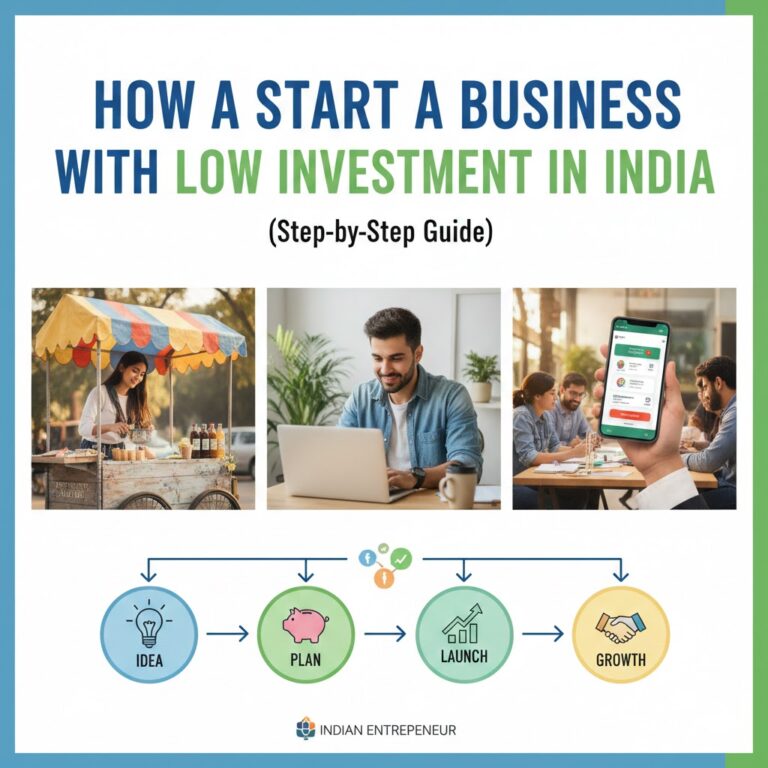 How to Start a Business With Low Investment in India (Step-by-Step Guide)