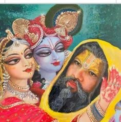 Premanand Ji Maharaj Photo with Radha Krishna