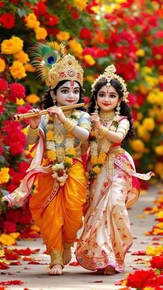 Premanand Ji Maharaj Photo with Radha Krishna