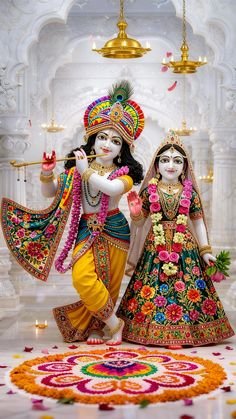 Premanand Ji Maharaj Photo with Radha Krishna