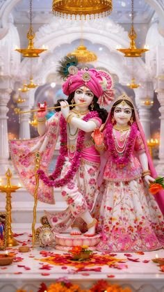 Premanand Ji Maharaj Photo with Radha Krishna