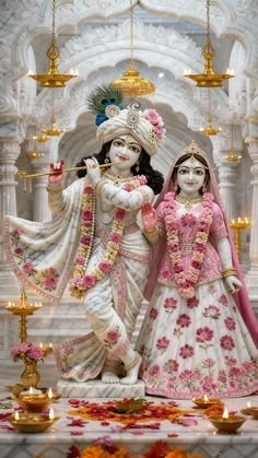 Premanand Ji Maharaj Photo with Radha Krishna
