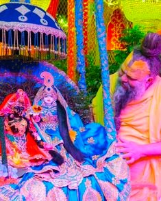 Premanand Ji Maharaj Photo with Radha Krishna