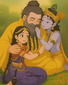 Premanand Ji Maharaj Photo with Radha Krishna