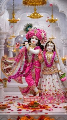 Premanand Ji Maharaj Photo with Radha Krishna