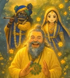 Premanand Ji Maharaj Photo with Radha Krishna