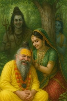 Premanand Ji Maharaj Photo with Radha Krishna