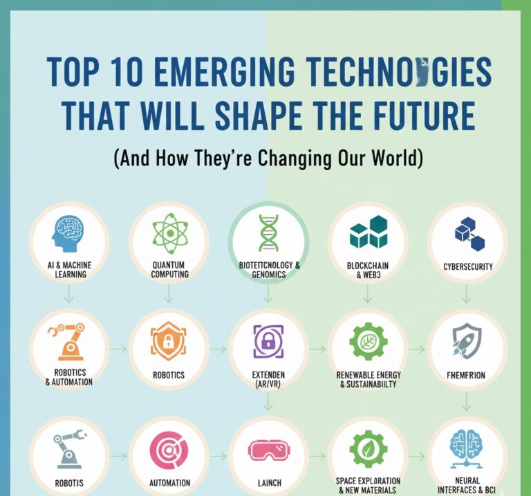Top 10 Emerging Technologies That Will Shape the Future