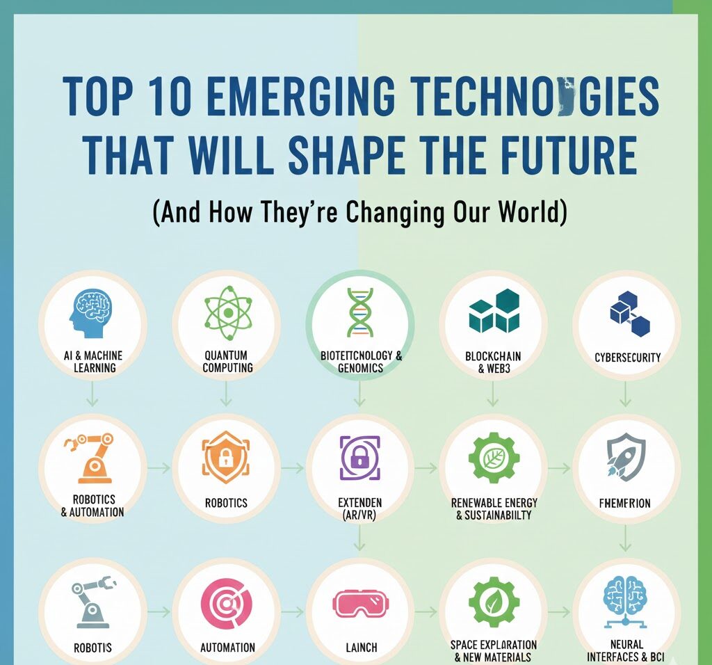 Top 10 Emerging Technologies That Will Shape the Future