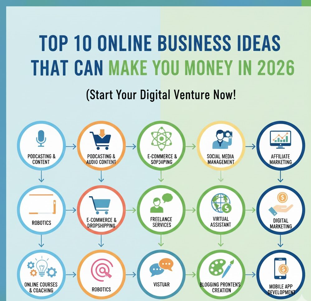 Top 10 Online Business Ideas That Can Make You Money in 2026